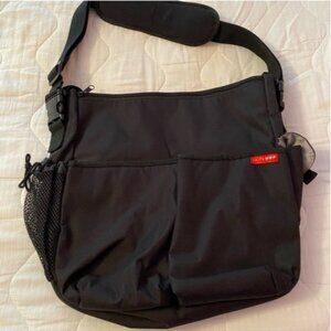 Skip Hop Black Designer Diaper Bag